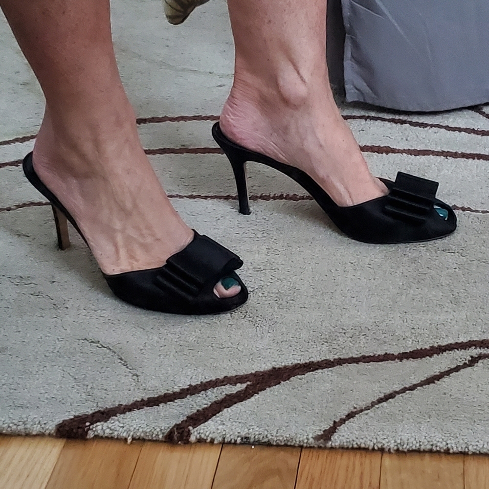 Kate Spade Peep Toe Satin Dress Sandals